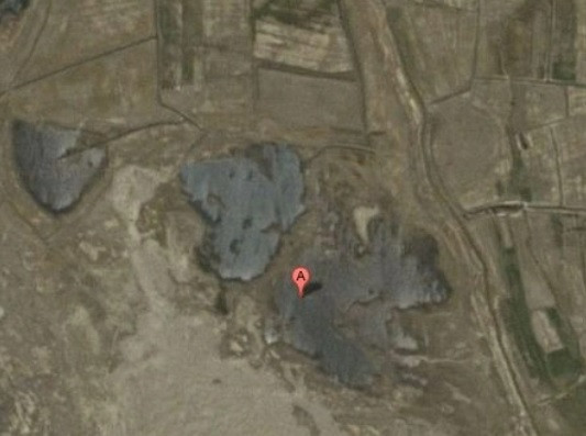 Thành phố Babylon ở Iraq chỉ được Google Maps đánh dấu địa điểm mà không thể nhìn rõ từng chi tiết.