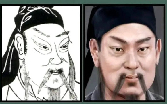 Võ tướng Quan Vũ thời Tam quốc được nhà văn La Quán Trung mô tả: "Huyền Đức nhìn xem thấy người ấy mình cao chín thước, râu dài hai thước, mặt đỏ như gấc, môi như tô son, mắt phượng mày tằm, oai phong lẫm liệt". Qua hình ảnh do AI phục dựng, Quan Vũ có thần thái uy phong, gương mặt rắn rỏi, điềm tĩnh của một võ tướng.