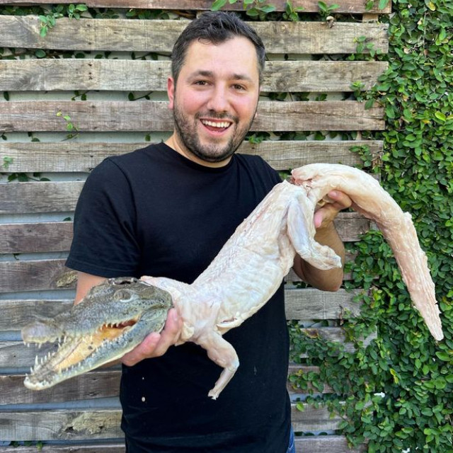 Qua video có thể thấy rằng con cá sấu bị lột da và nhét táo vào miệng, sau đó tẩm ướp gia vị và đem nướng. Mặc dù Regio Parrillero cho biết con cá sấu nước ngọt nặng 3,5 kg này không phải là loài có nguy cơ tuyệt chủng và thường được ăn thịt ở các vùng của Mexico và Mỹ, thế nhưng anh vẫn bị chỉ trích.