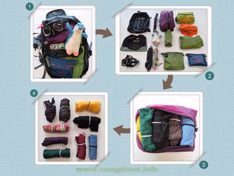 Xác định chính xác số ngày phượt của mình để lên kế hoạch chuẩn bị áo quần cá nhân thật đầy đủ, đặc biệt là áo quần lót.