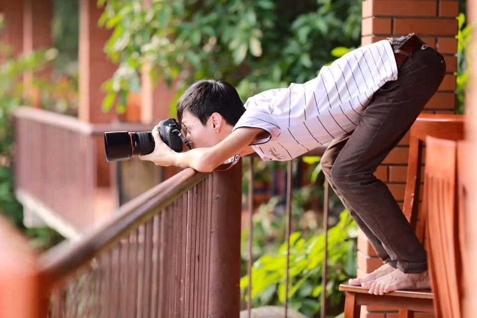 Để có một bức ảnh đẹp.