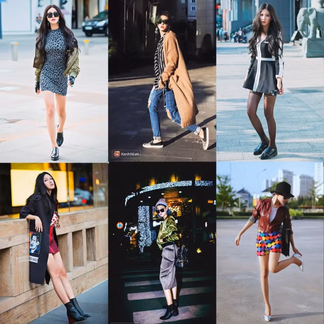 Phong cách thời trang của cô nàng này khá trendy và luôn biến đổi như ”tắc kè hoa”. Cô nàng chuộng cách kết hợp trang phục bất qui tắc, quái tính xen lẫn sự gợi cảm, sang trọng. Ở tập 3 của The Face, cô đã chiến thắng ngoạn mục trong thử thách mix đồ.