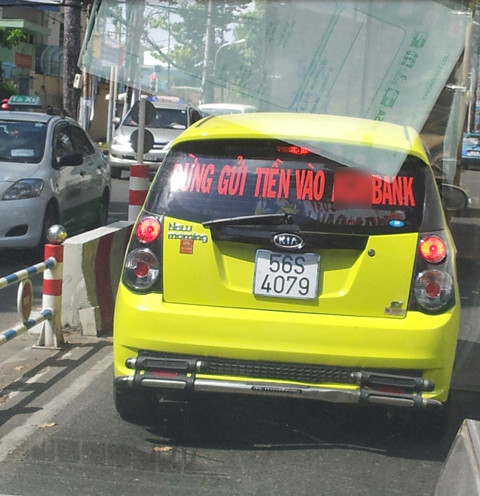 Mối thù riêng của chủ xe.