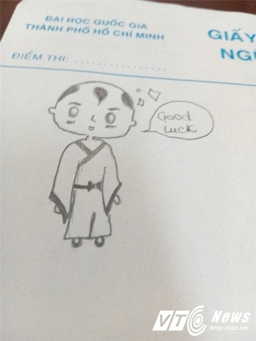 Dù đề có khó, dù giám thị có gắt gao nhưng hãy luôn tự động viên mình trước! (Ảnh: Diễm Phạm)