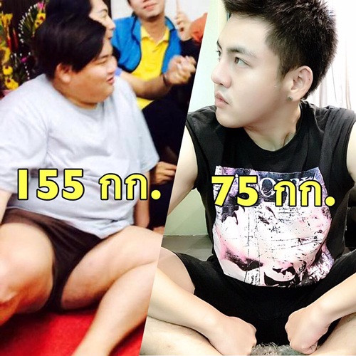 Sau khi xem những hình ảnh "Phoblux Tanapat Techagunya của ngày hôm qua", nhiều người không thể tin nổi chàng trai béo, xấu, đen trong ảnh là hot boy cao ráo, đẹp trai hút hồn hiện tại.