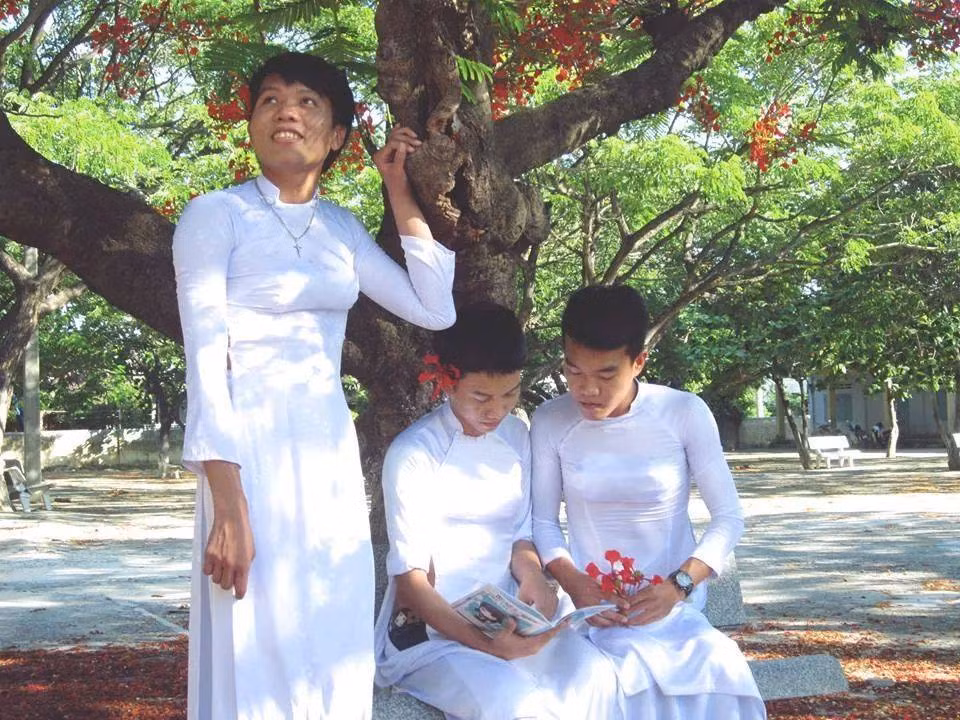 "Nữ sinh" mang vẻ đẹp... nam tính.