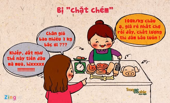 Mua gì cũng đắt đỏ.
