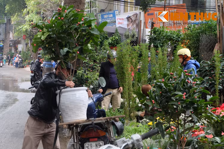 Tiểu thương hoạt động hết công suất để phục vụ khách mua.