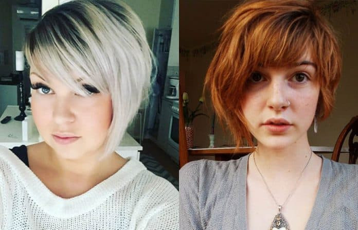 Một kiểu tóc ngắn có mái dài bất đối xứng phù hợp với những cô nàng có cá tính mạnh.