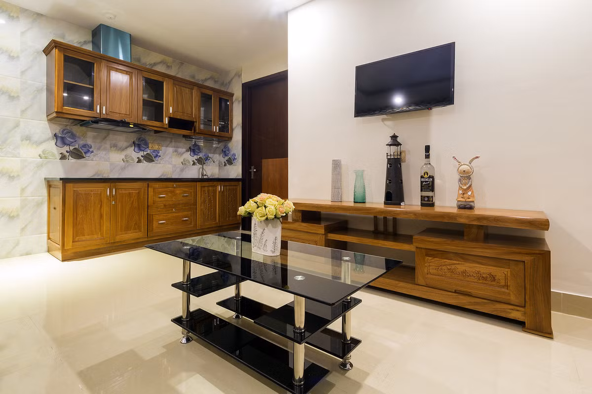 Loại phòng sang trọng nhất tại 7. Seven Sea Hotel có diện tích 30m2, tầm ngắm nhìn biển giá 2,4 triệu đồng. Ảnh: sevenseahotel.com.