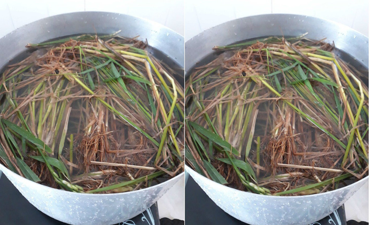 Một số người nấu nước gốc rạ để tắm trị thủy đậu là sai lầm