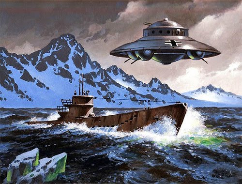 Cũng có giả thuyết cho rằng, trùm phát xít Hitler đã "tóm" được một UFO khi nó bị rơi.