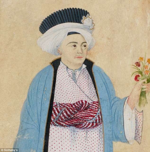 Người đàn ông được đề cập trong cuốn sách không xác định được danh tính. Tuy nhiên, dựa vào đặc điểm quần áo có thể khẳng định người này là một nhân vật thuộc Hoàng gia.