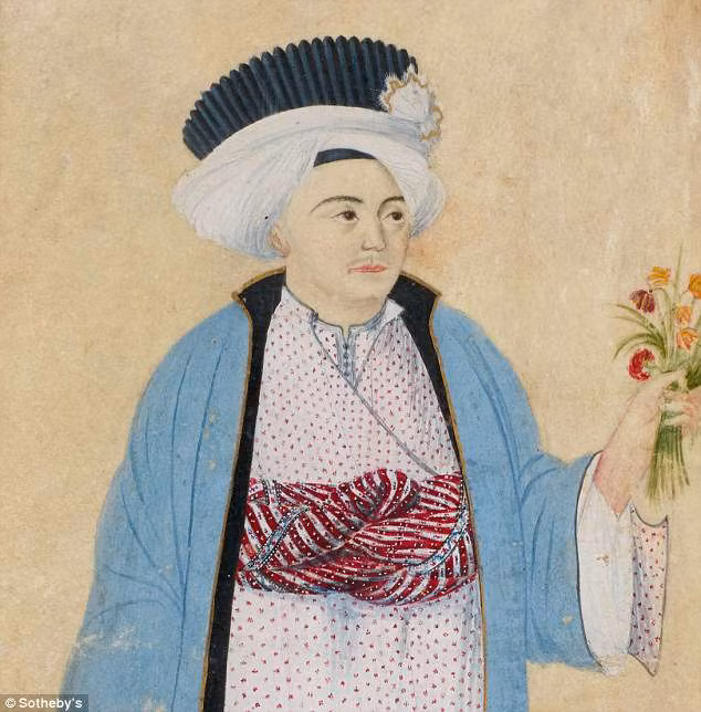 Người đàn ông được đề cập trong cuốn sách không xác định được danh tính. Tuy nhiên, dựa vào đặc điểm quần áo có thể khẳng định người này là một nhân vật thuộc Hoàng gia.