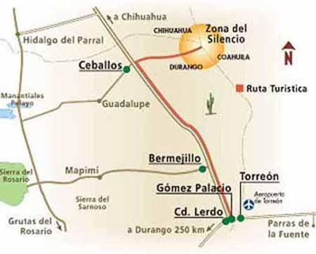 Đặc biệt, vào năm 1970, một tên lửa Athena của Mỹ được bắn đi từ khu Căn cứ tên lửa Cát Trắng (bang New Mexico, Mỹ) đã rơi một cách khó hiểu xuống vùng im lặng này.