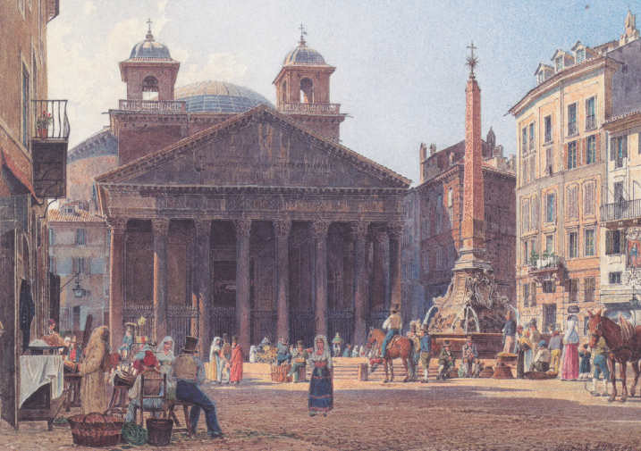 Người ta tin rằng ngôi đền Pantheon là nơi phục vụ cho các vị thần bởi vì Pantheon trong tiếng La tinh có nghĩa là “Ngôi đền của mọi vị thần”.