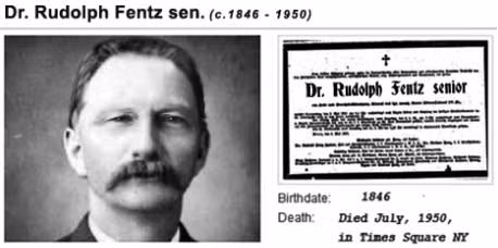 Khi khám nghiệm tử thi, các chuyên gia sửng sốt khi tìm thấy: tấm thẻ đồng mang tên quán rượu lạ, 70 USD tiền cũ, tấm danh thiếp mang tên Rudolph Fentz có địa chỉ tại đại lộ số 6, một lá thư được viết từ tháng 6/1876.