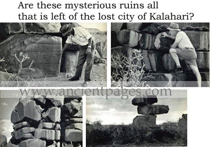 Một số tàn tích bí ẩn đã được các chuyên gia, nhà khảo cổ phát hiện tại sa mạc khô cằn này.