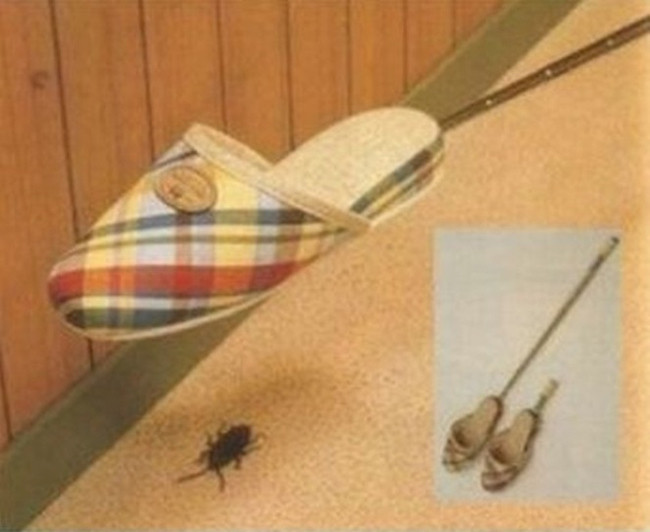 Đôi dép này không chỉ có tác dụng đi trong nhà mà còn được dùng để đập gián.