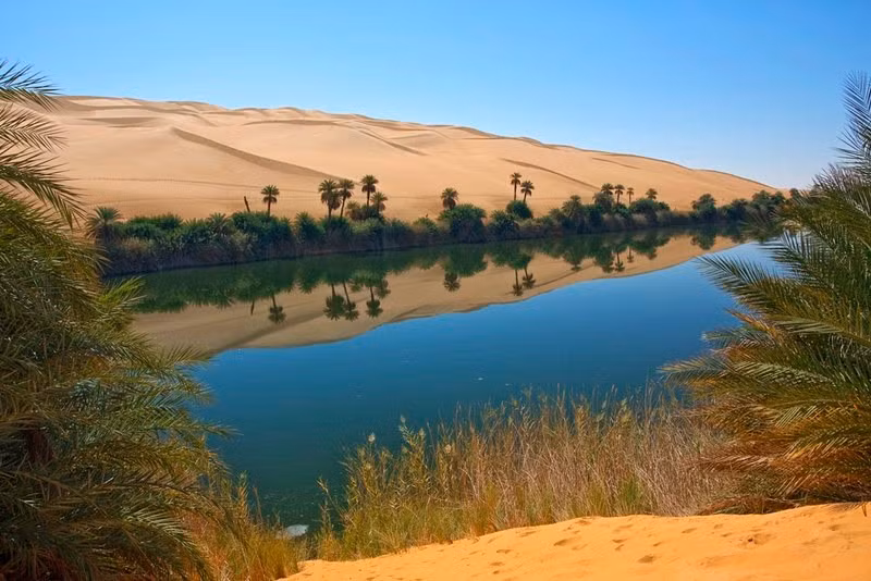 Một phần sa mạc Sahara khá màu mỡ nhờ những cơn lũ từ sông Nile.