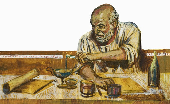 Archimedes cũng chính là người đặt nền móng cho phép tích vi phân sau này và là "cha đẻ" nguyên lý về sức mạnh của đòn bẩy, gắn liền với câu nói nổi tiếng vẫn được hậu thế nhắc đến: "Hãy cho tôi một điểm tựa, tôi sẽ nâng bổng cả Trái đất lên".