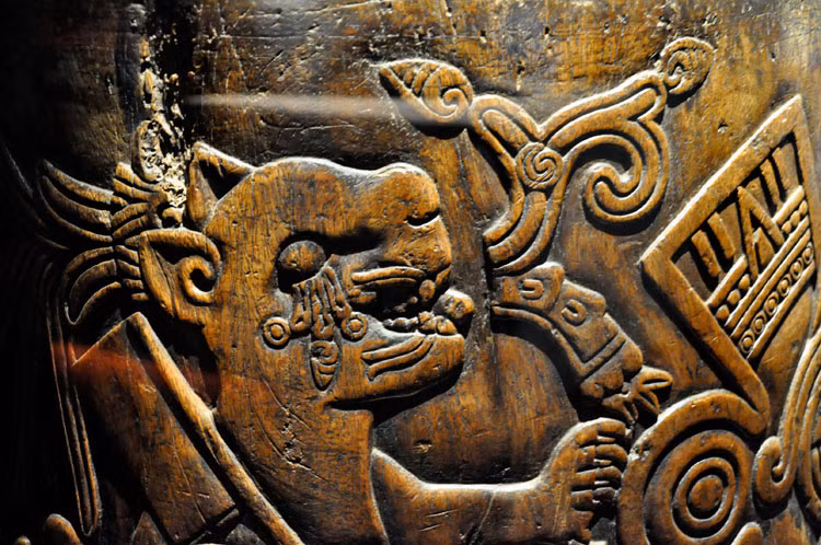 Hình ảnh loài báo đốm cũng được các vị vua người Aztec sử dụng để thể hiện quyền lực.