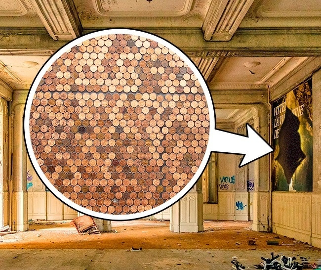 Về sau, cha mẹ của những đứa trẻ trên quyết định phá bức tường và tìm thấy hàng trăm đồng xu. Một số đồng xu trong kho báu được tìm thấy tình cờ trên rất hiếm.