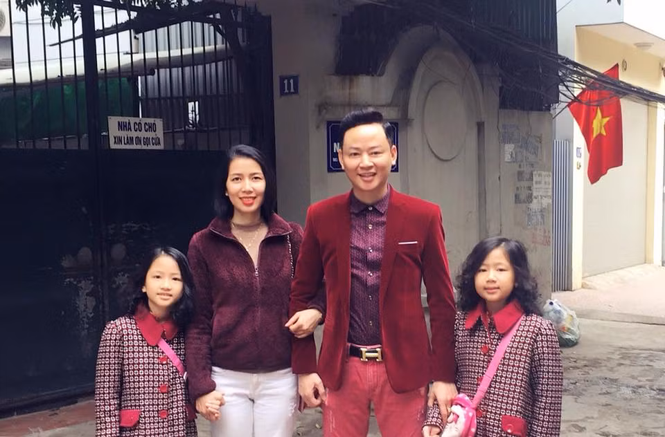 Gia đình nam diễn viên Tùng Dương.