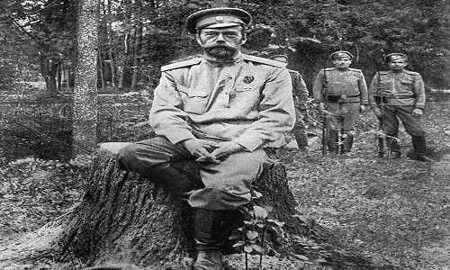 Hình ảnh Sa hoàng Nicholas II sau khi bị phế truất.