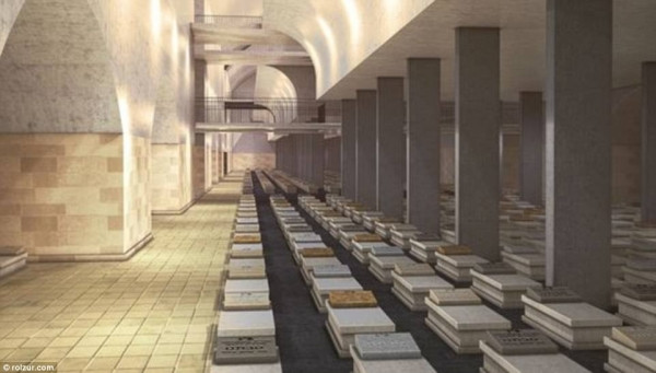 Để xuống được đây, người dân sẽ đi qua một thang máy cao 150m, sau đó đi qua đường hầm dài khoảng 800m.