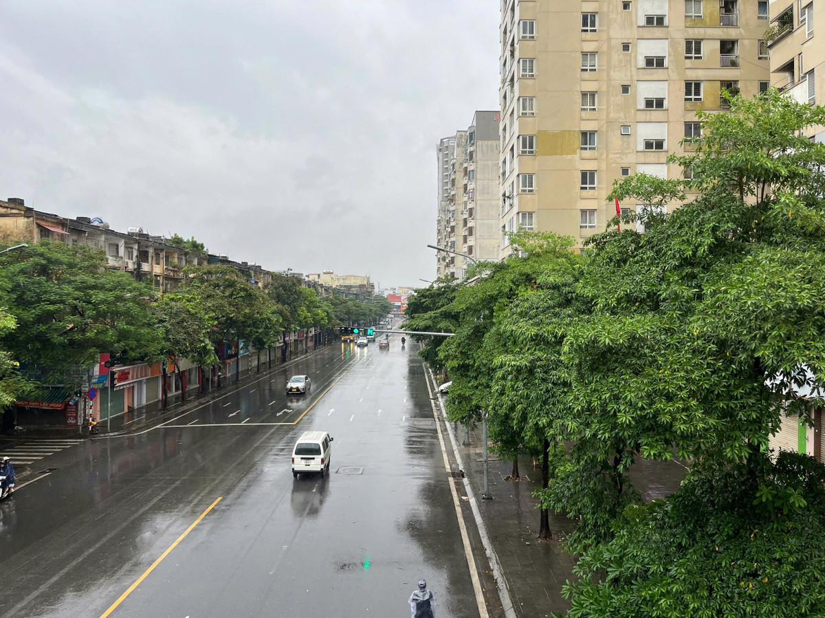 Để tránh bị cây cối gãy đổ, đè vào phương tiện và người nên nhiều người đã ở trong nhà.