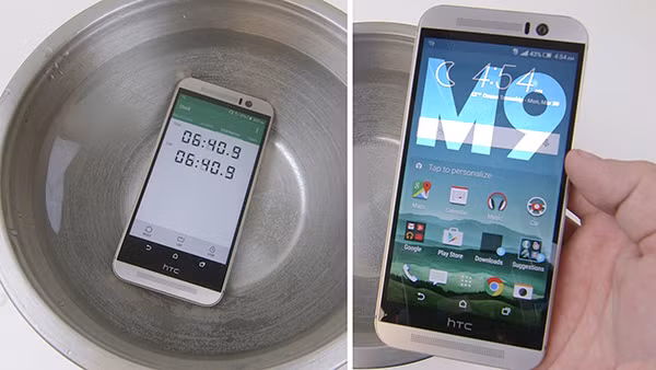 HTC One M9 co song sot noi trong nuoc va rot manh?