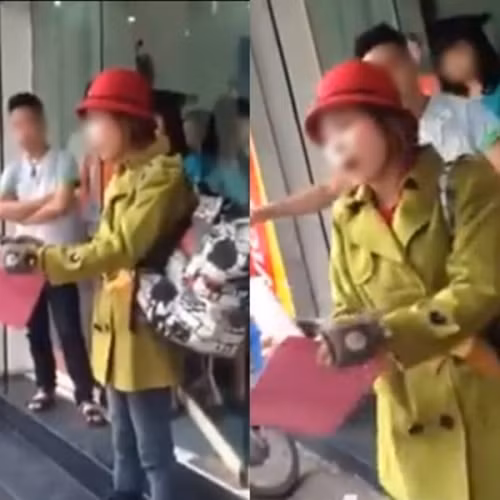 Chân dung cô gái được cho là quỵt tiền của bác xe ôm.