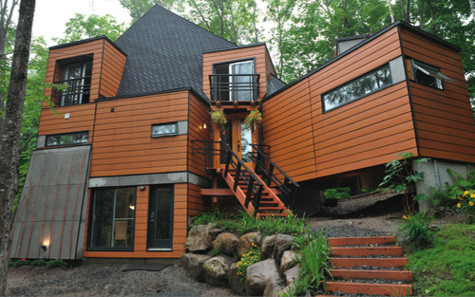 Chắc chắn bạn sẽ không nhận ra ngôi nhà này làm bằng chất liệu gì.