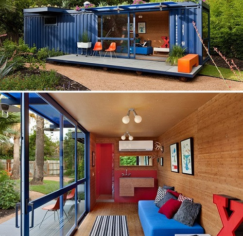 Ngôi nhà có thể đặt ở bất cứ đâu.