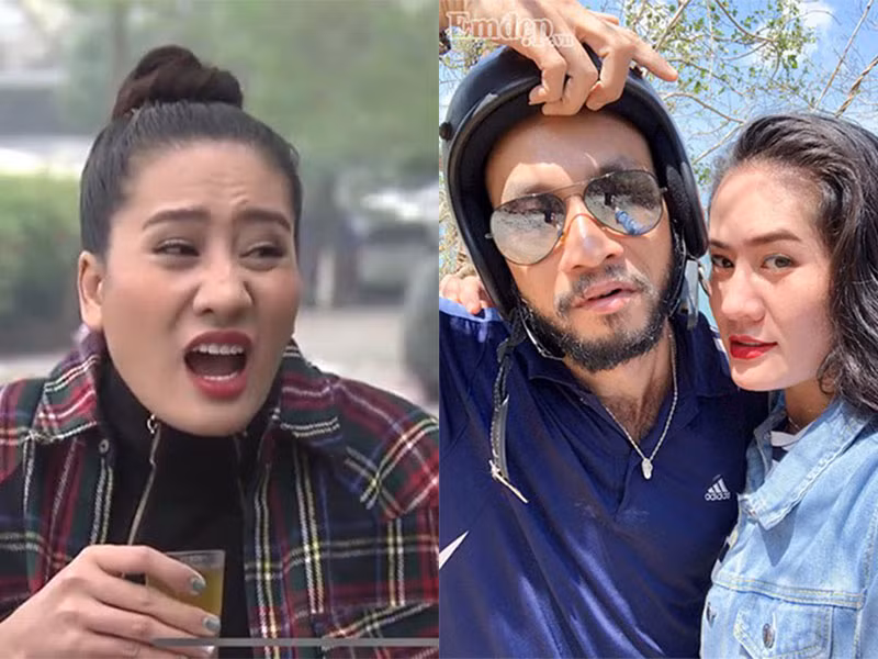 Giống Hoàng Yến, khi đóng “Về nhà đi con”, Minh Cúc cũng hạnh phúc bên nửa kia của mình khi hẹn hò Nguyễn Ngọc Thanh - trưởng nhóm nhảy C.O Crew. Ảnh: Em đẹp