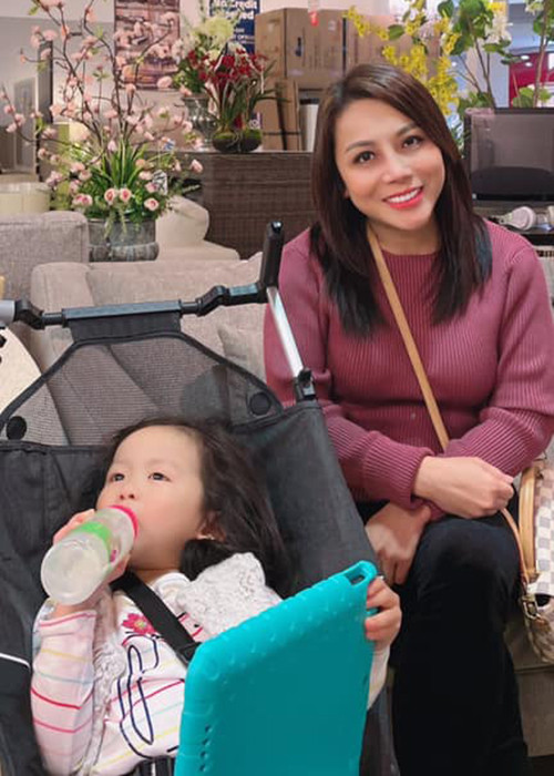 Quỳnh Như hiện tại một mình nuôi con gái. Cô từng bày tỏ mong muốn Hoàng Anh chia sẻ việc chăm sóc con.