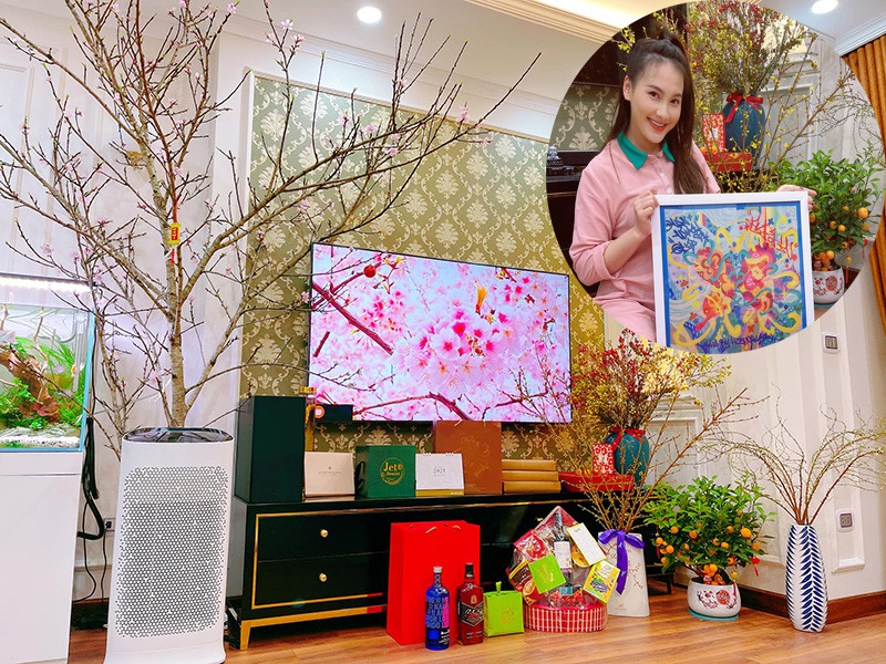Vợ chồng Bảo Thanh dọn dẹp nhà cửa, sắm đồ Tết để trang hoàng không gian sống.