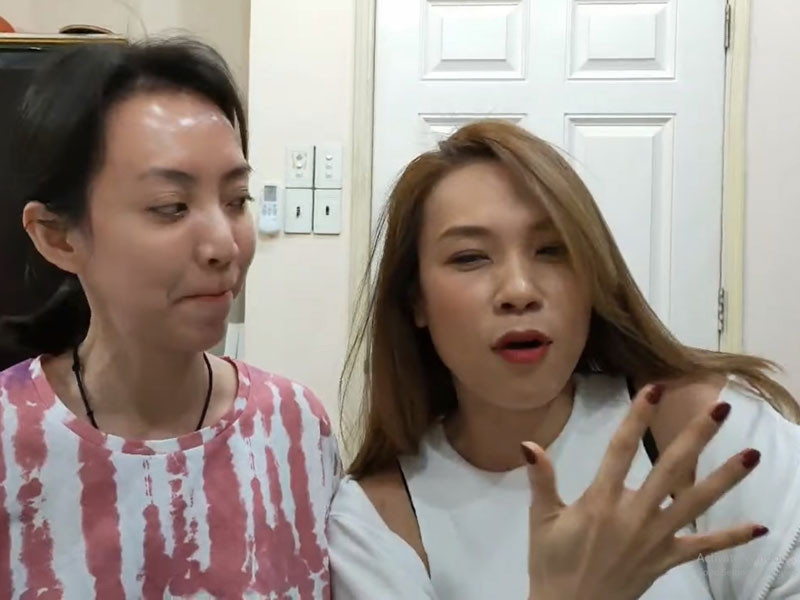 Trong buổi trò chuyện, Thu Trang nhận là học trò của Mỹ Tâm. Đáp lại, "họa mi tóc nâu" cho biết, Thu Trang sẽ trở thành ca sĩ sau 5 buổi học. Ảnh: Vietnamnet