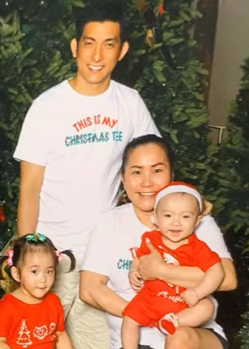 Bảo Duy có mối quan hệ tốt với hai con riêng của người vợ thứ 3.