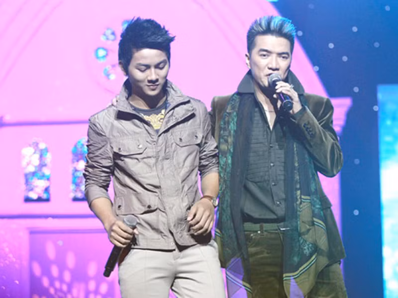 Khi Hoài Lâm rời công ty, Mr Đàm vẫn luôn dành tình cảm đặc biệt cho cậu học trò của mình. Ảnh: Zing