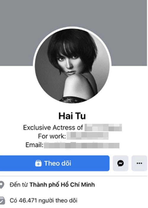Mới đây, Hải Tú được cho là khóa trang cá nhân Facebook.