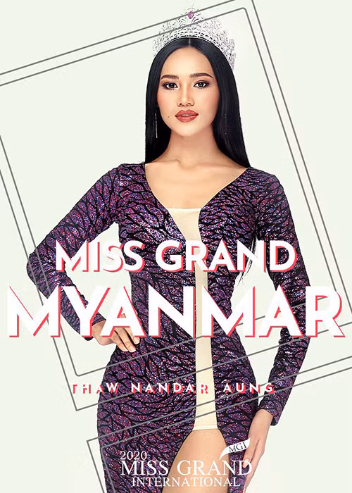 Thaw Nandar Aung - đại diện Myanmar cũng sẽ là đối thủ khiến Ngọc Thảo cùng các thí sinh khác phải “dè chừng” bởi nhan sắc nổi bật, thông thạo tiếng Hàn Quốc và Anh.