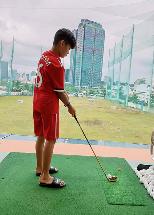 Bé Kỳ Anh năm nay lên 10 tuổi.