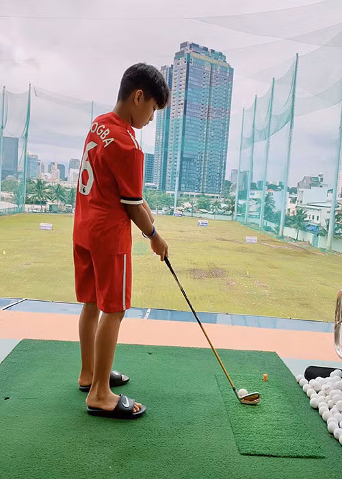 Bé Kỳ Anh năm nay lên 10 tuổi.