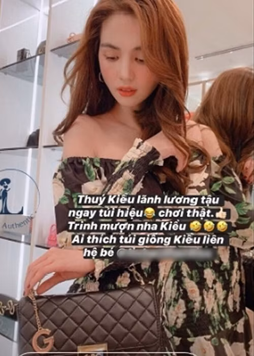 Ngọc Trinh từng hé lộ mức lương của Thuý Kiều "không phải dạng vừa" khi vừa lĩnh đã có thể tậu ngay túi hiệu.