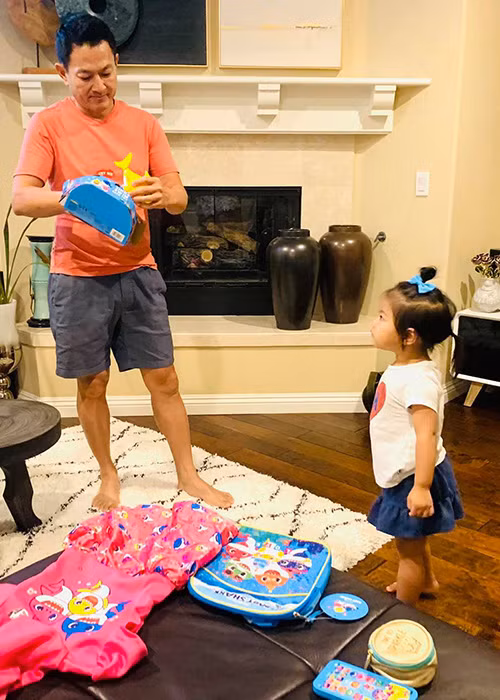 “Chiều khoảng 5 hay 6 giờ anh về đến nhà. Anh là người coi trọng gia đình nên làm tôi cảm thấy rất yên tâm", Thanh Thảo tâm sự.