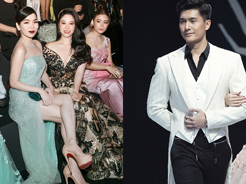 Lệ Quyên không ngại xuất hiện để ủng hộ show diễn thời trang của Lâm Bảo Châu. Ảnh: Dân Việt