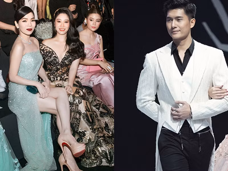 Lệ Quyên không ngại xuất hiện để ủng hộ show diễn thời trang của Lâm Bảo Châu. Ảnh: Dân Việt