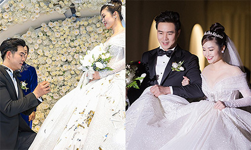 Cách đây không lâu, MC Thùy Linh lấy chồng kém 5 tuổi - diễn viên Đức Hiếu. Cả hai trông xứng đôi vừa lứa.